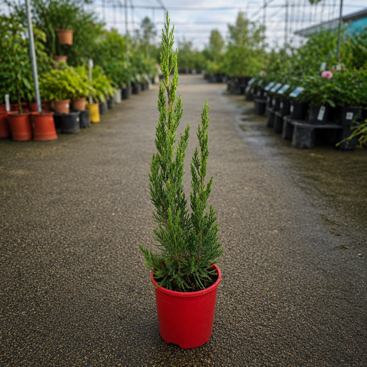 Juniperus Spartan plant from The Nurso with dense green foliage and conical shape, suitable for landscaping or decorative use.