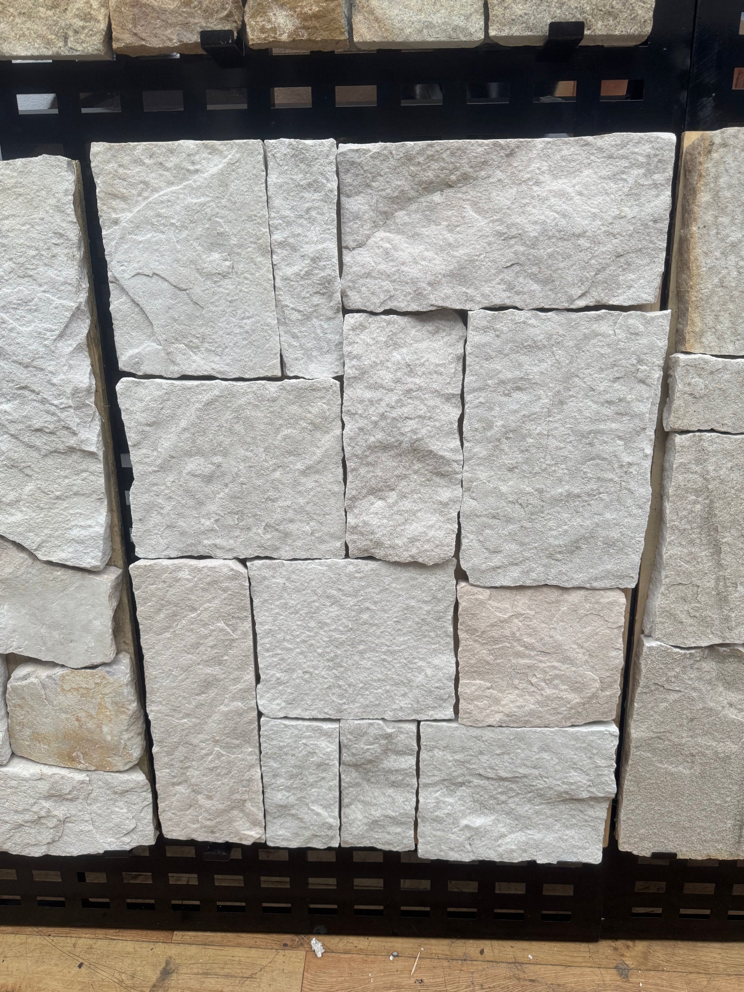 White mixed sandstone castle model by The Nurso, featuring detailed castle architecture and textured stone surfaces.