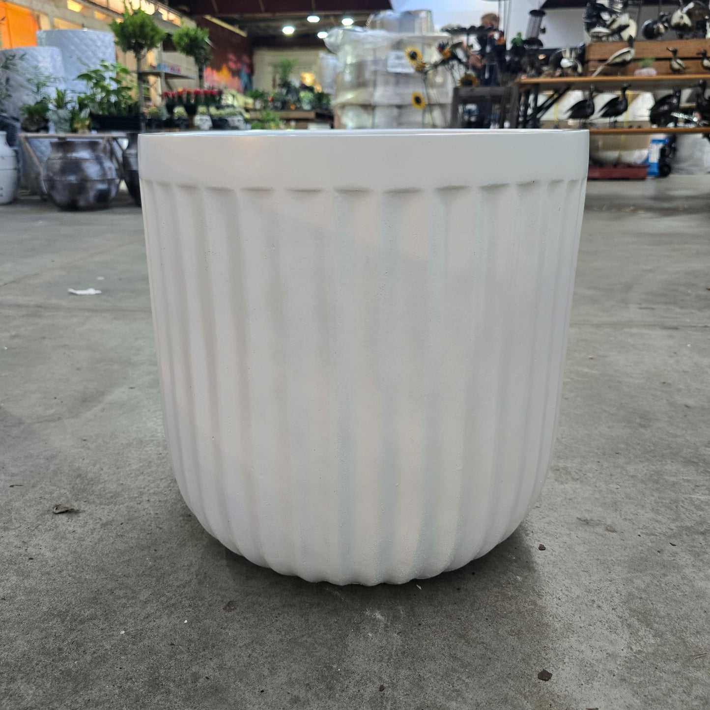 Cedar ribbed egg white from The Nurso, showcasing a textured, natural wood finish and elegant design.