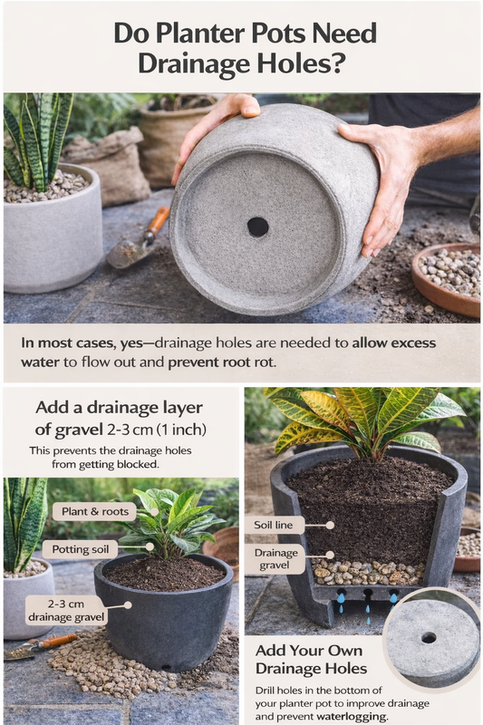 Do Planter Pots Need Drainage Holes?