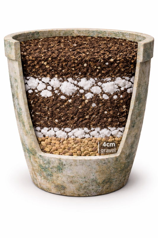 How to Fill a Large Planter Pot (Without Using Too Much Soil)
