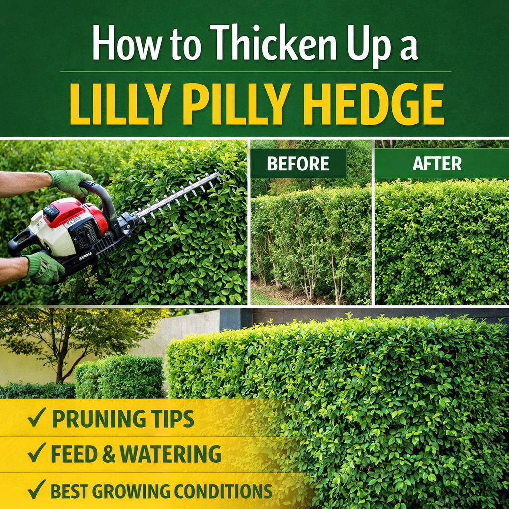 How to Thicken Up a Lilly Pilly Hedge