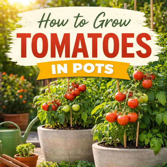How to Grow Tomatoes in Pots: Complete Guide (Soil, Fertiliser, Timing & Care