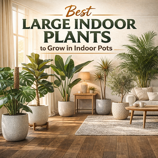 large indoor plants in large indoor pots