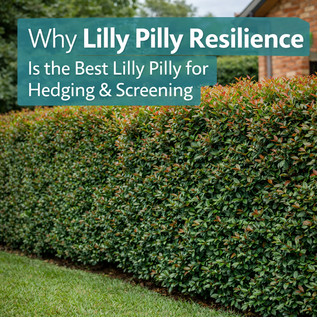 Why Lilly Pilly Resilience Is One of the Best Lilly Pilly Varieties for Hedging and Screening