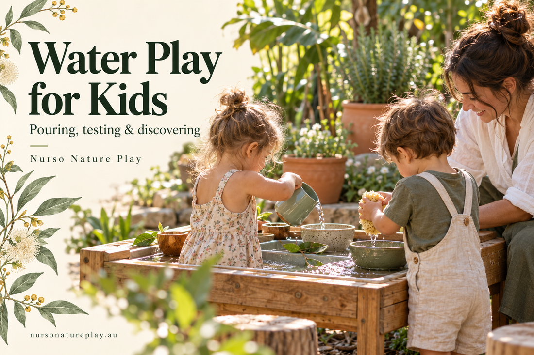 Water Play for Kids: Pouring, Testing and Discovering Outdoors