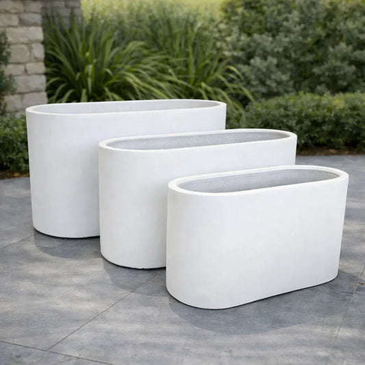 Why the Tuscan Round Trough White Is One of Brisbane’s Best Outdoor Planters.
