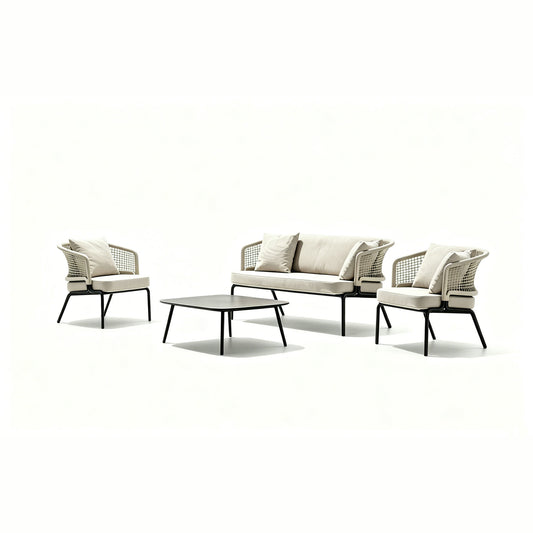 Camden Outdoor 2+1+1 Lounge Setting with Coffee Table