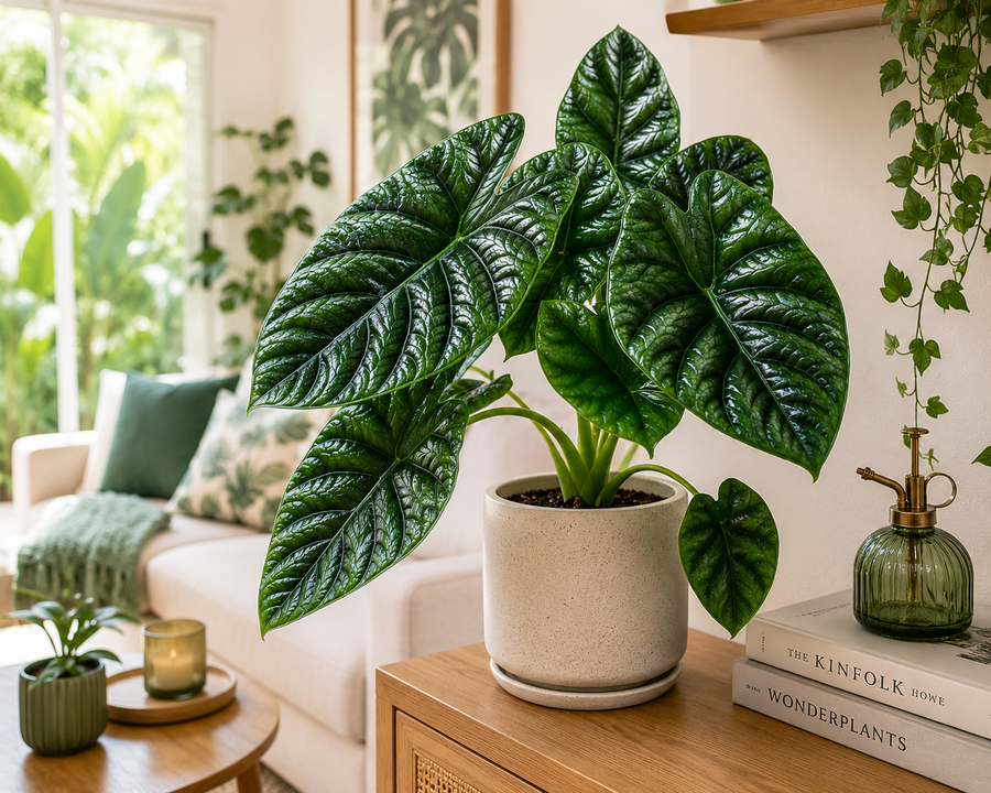 Alocasia sinuata (Quilted Dreams Alocasia)