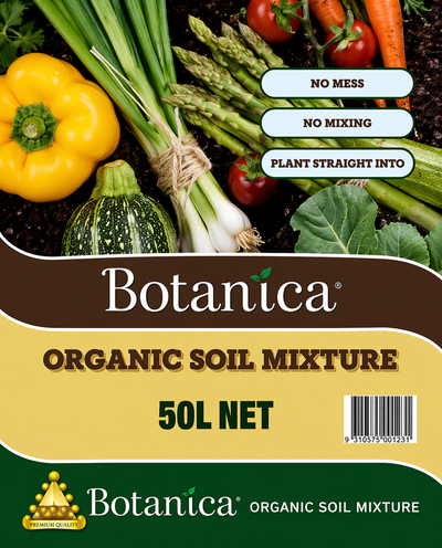 Organic Soil Mixture 50L Botanica Garden Soil