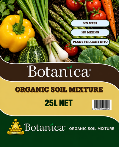 Organic Soil Mixture 25L Botanica Garden Soil