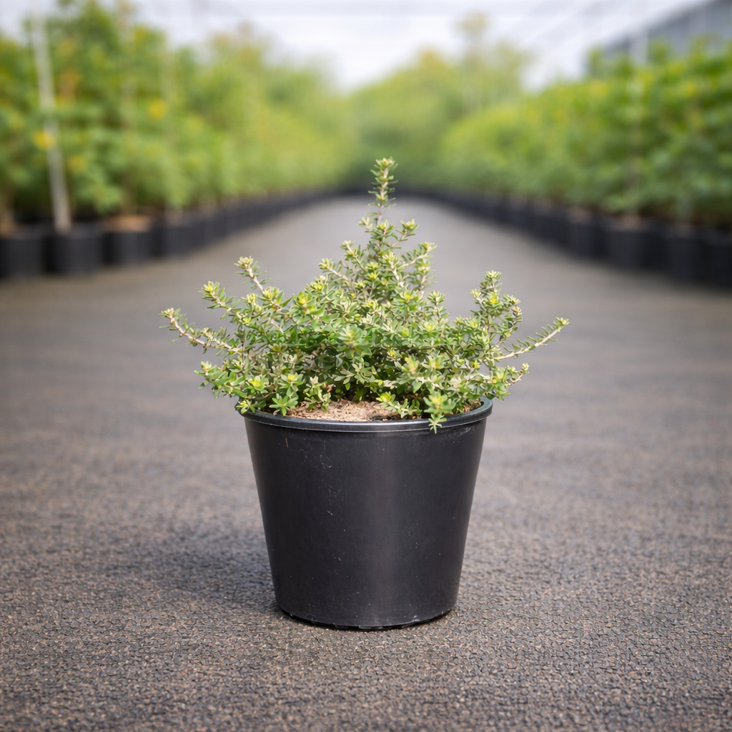 Westringia Zena shrub by The Nurso featuring lush green foliage and compact growth in a garden setting