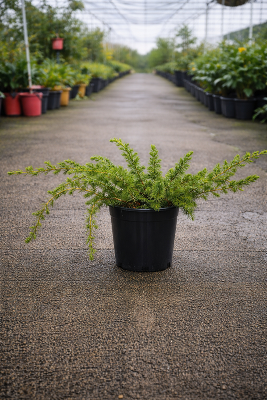 Juniperus conferta shrub from The Nurso with dense, low-growing green foliage ideal for ground cover or landscaping.