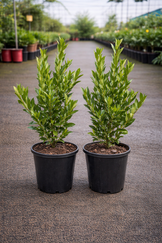 Fresh Laurus nobilis leaves from The Nurso's Miles Choice collection, showcasing vibrant green bay laurel herbs.