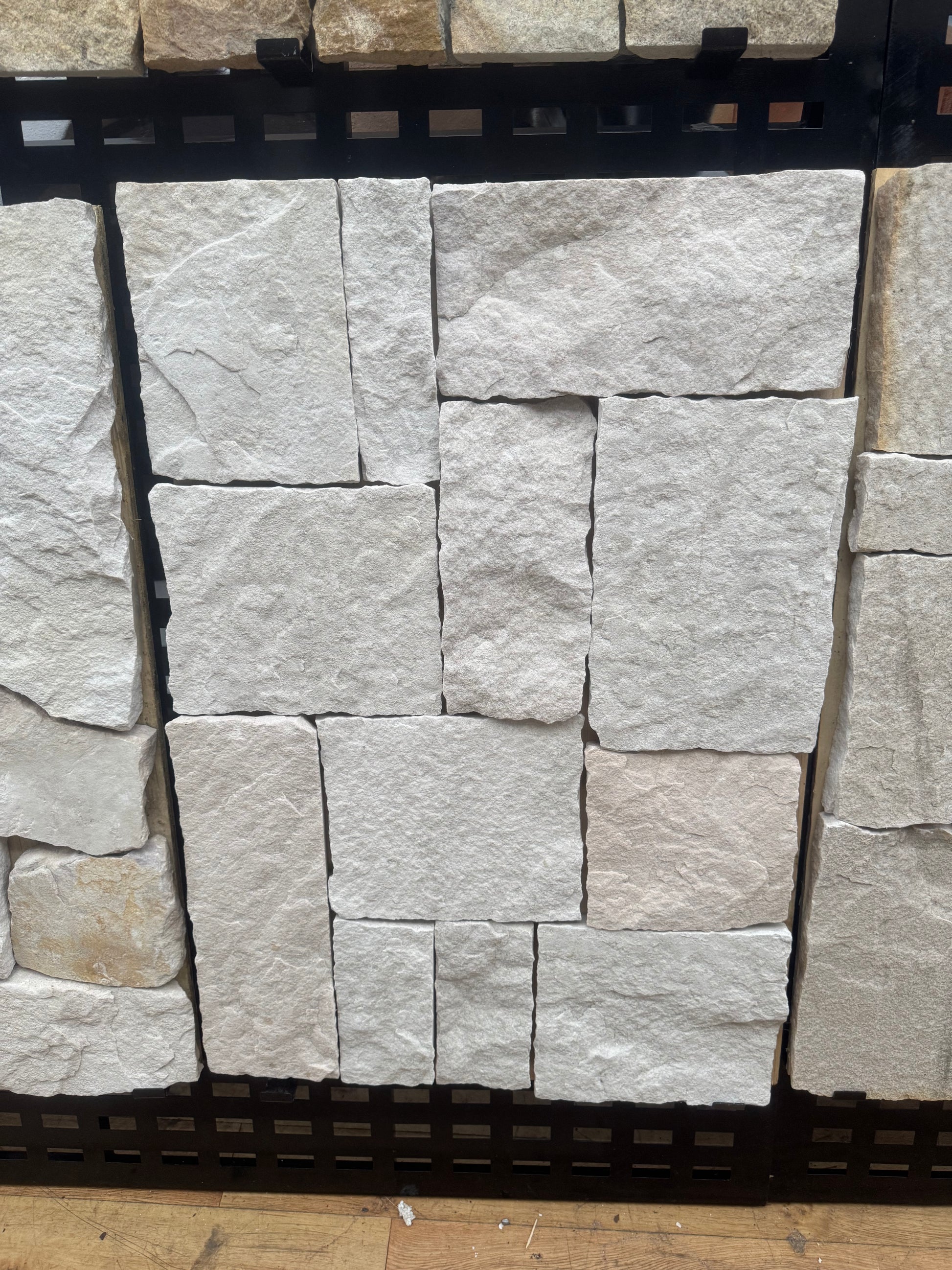 White mixed sandstone castle model by The Nurso, featuring detailed castle architecture and textured stone surfaces.