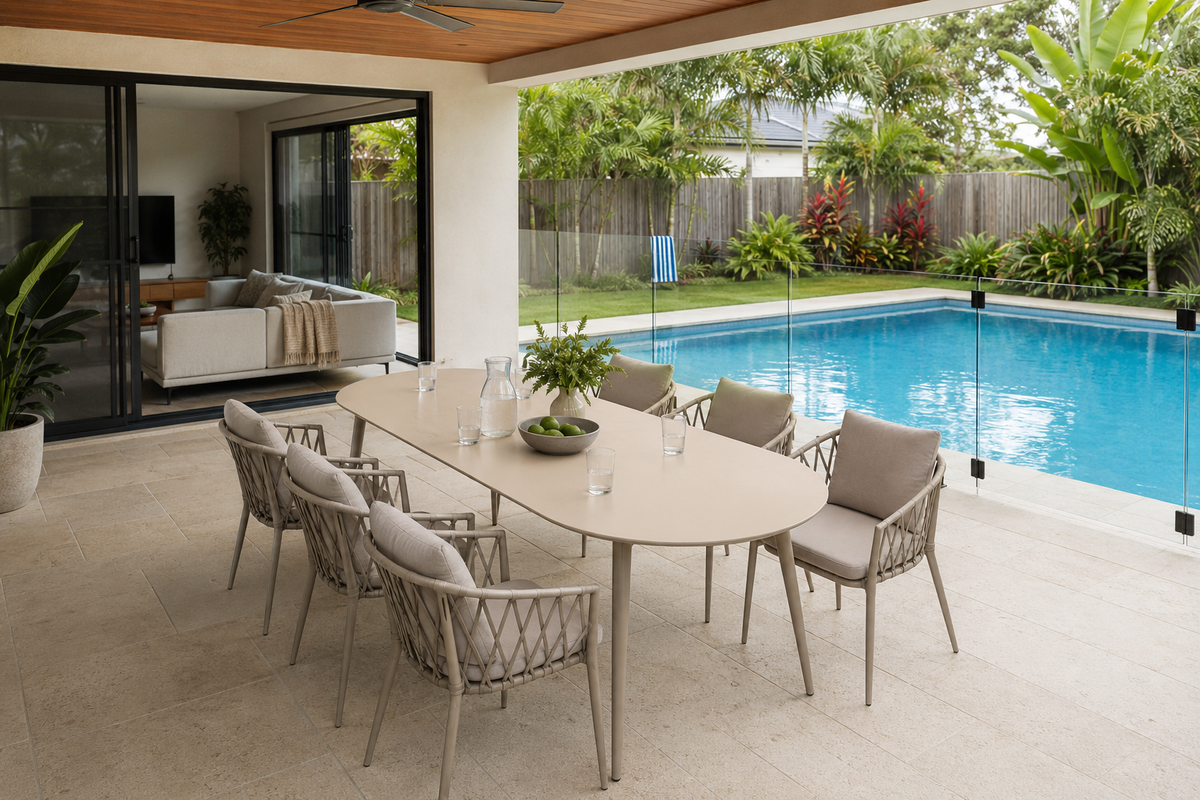 Newport Outdoor 7 Piece Dining Setting