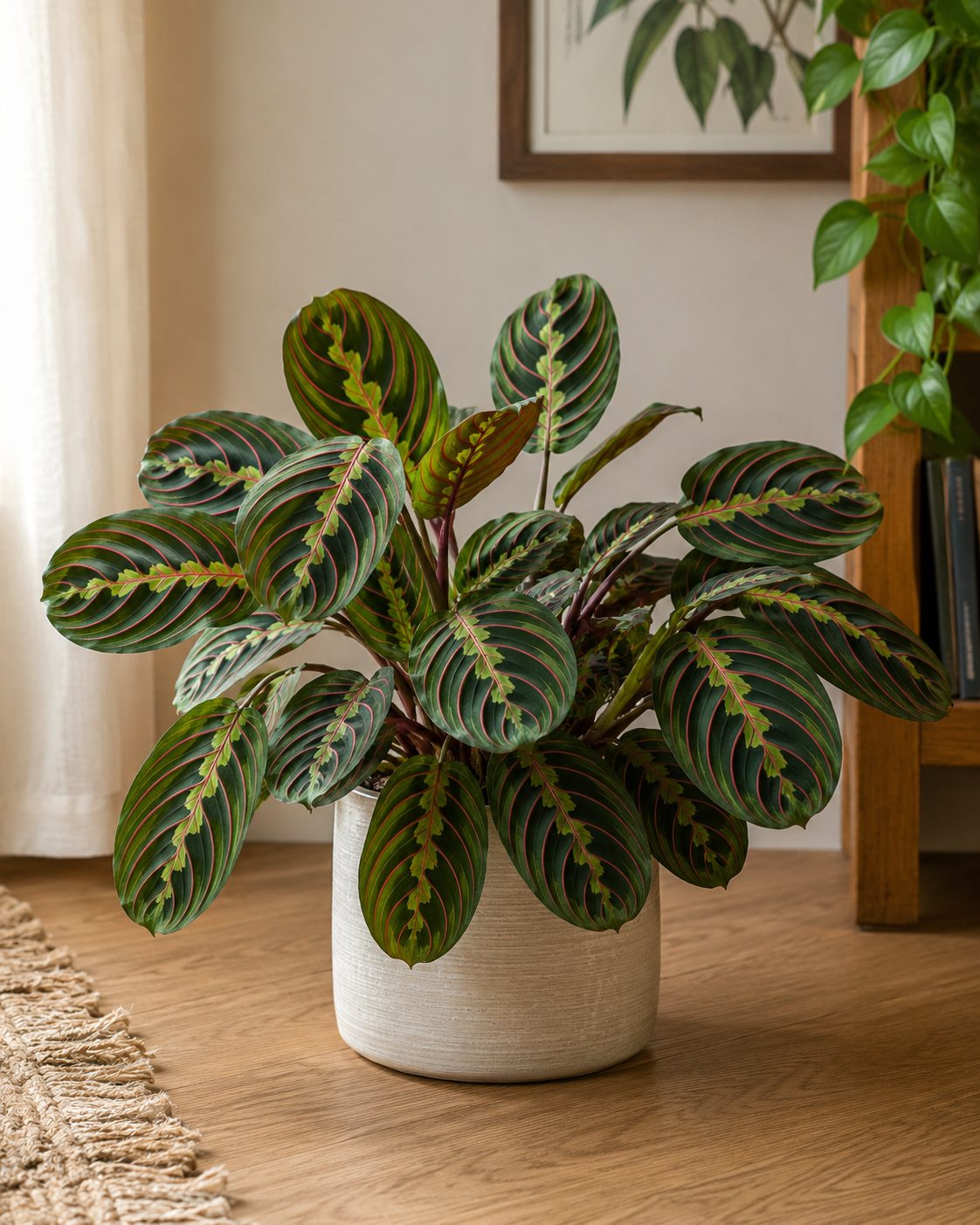 Maranta leuconeura var. erythroneura (Red Vein Prayer Plant)