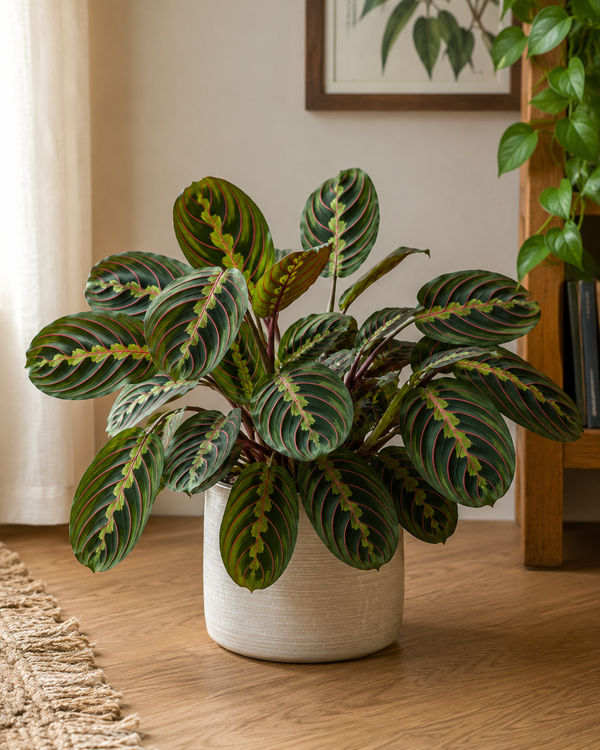 Maranta leuconeura var. erythroneura (Red Vein Prayer Plant)