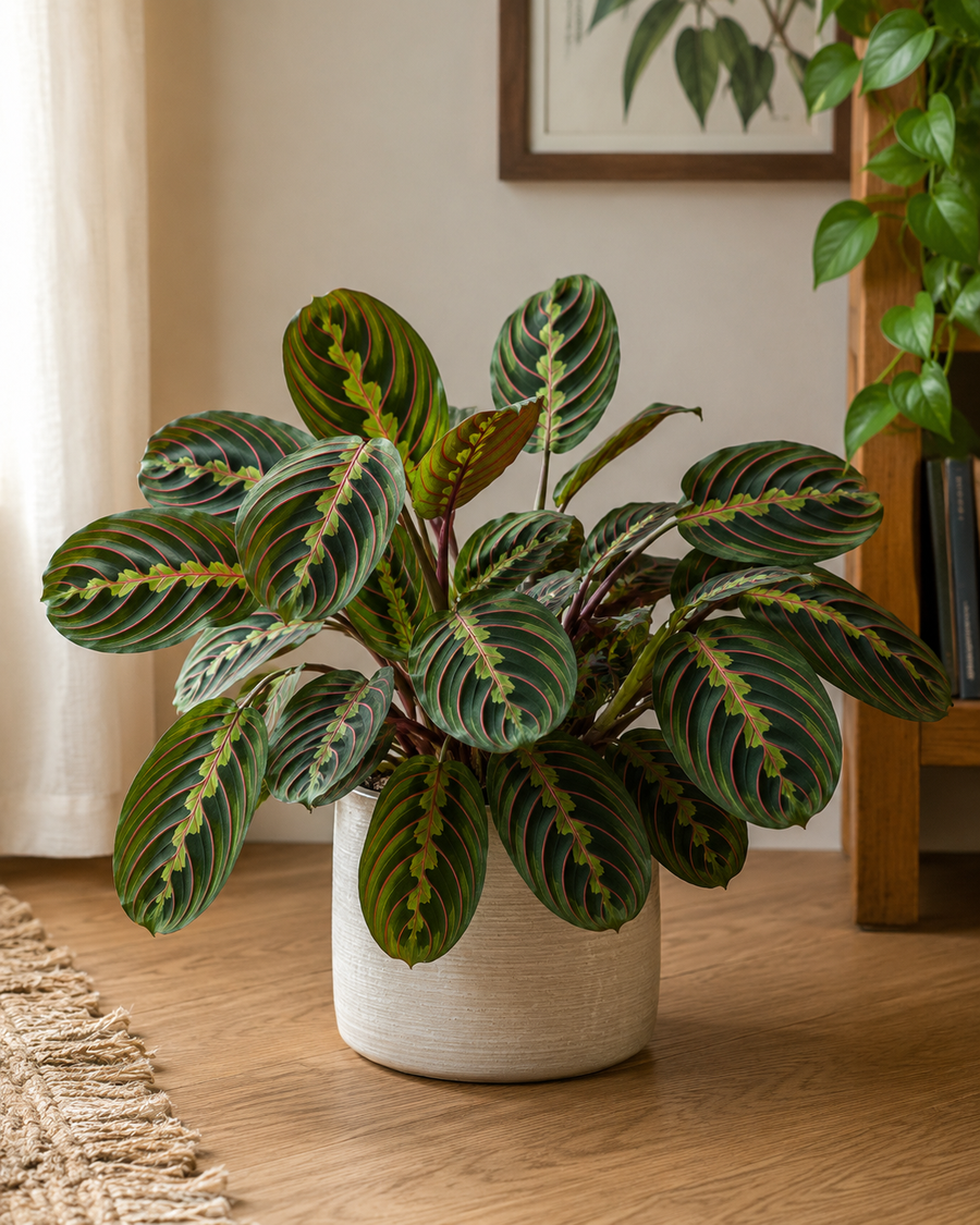 Maranta leuconeura var. erythroneura (Red Vein Prayer Plant)