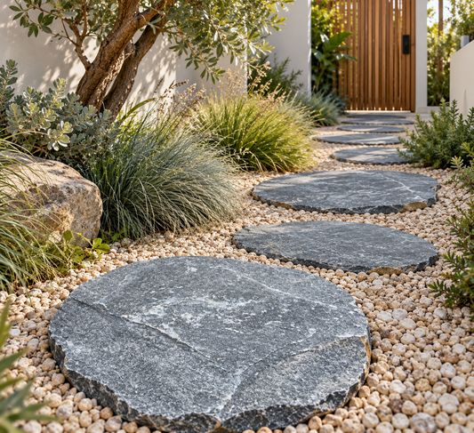 Royal Blue Quartz Stepping Stones Natural Stone