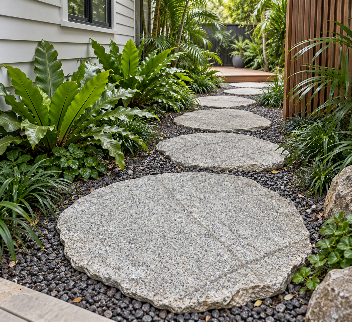 Tiger Skin Stepping Stones Natural Stone