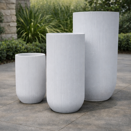 Tuscan Ribbed Cigar White