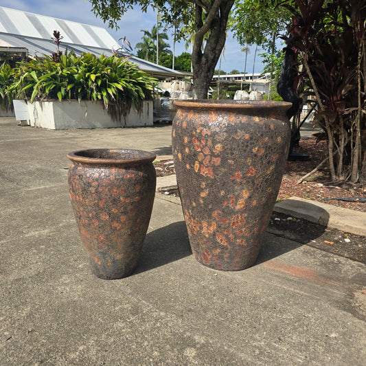 Atlantis Wide Jar Rust