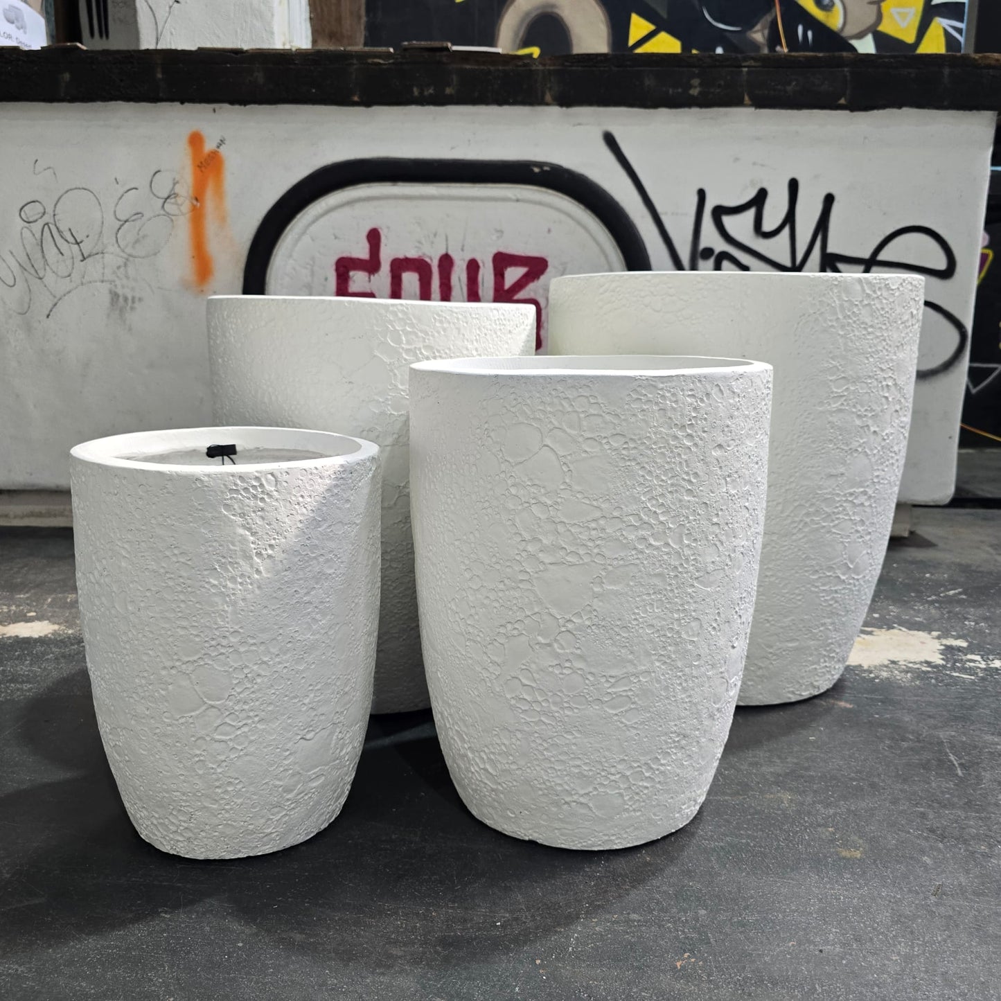 Senera U Pot Volcano White