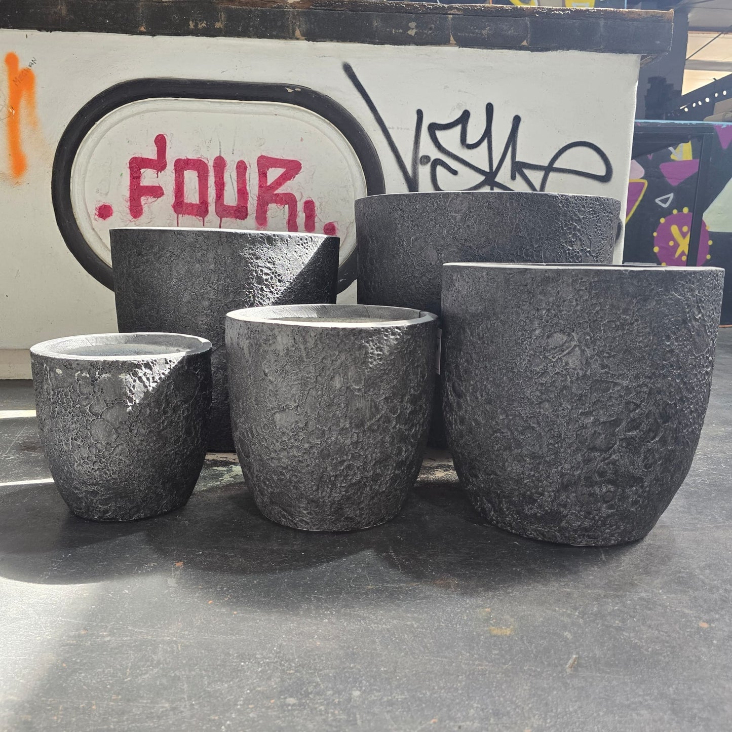 Senera Egg Volcano Dark Grey