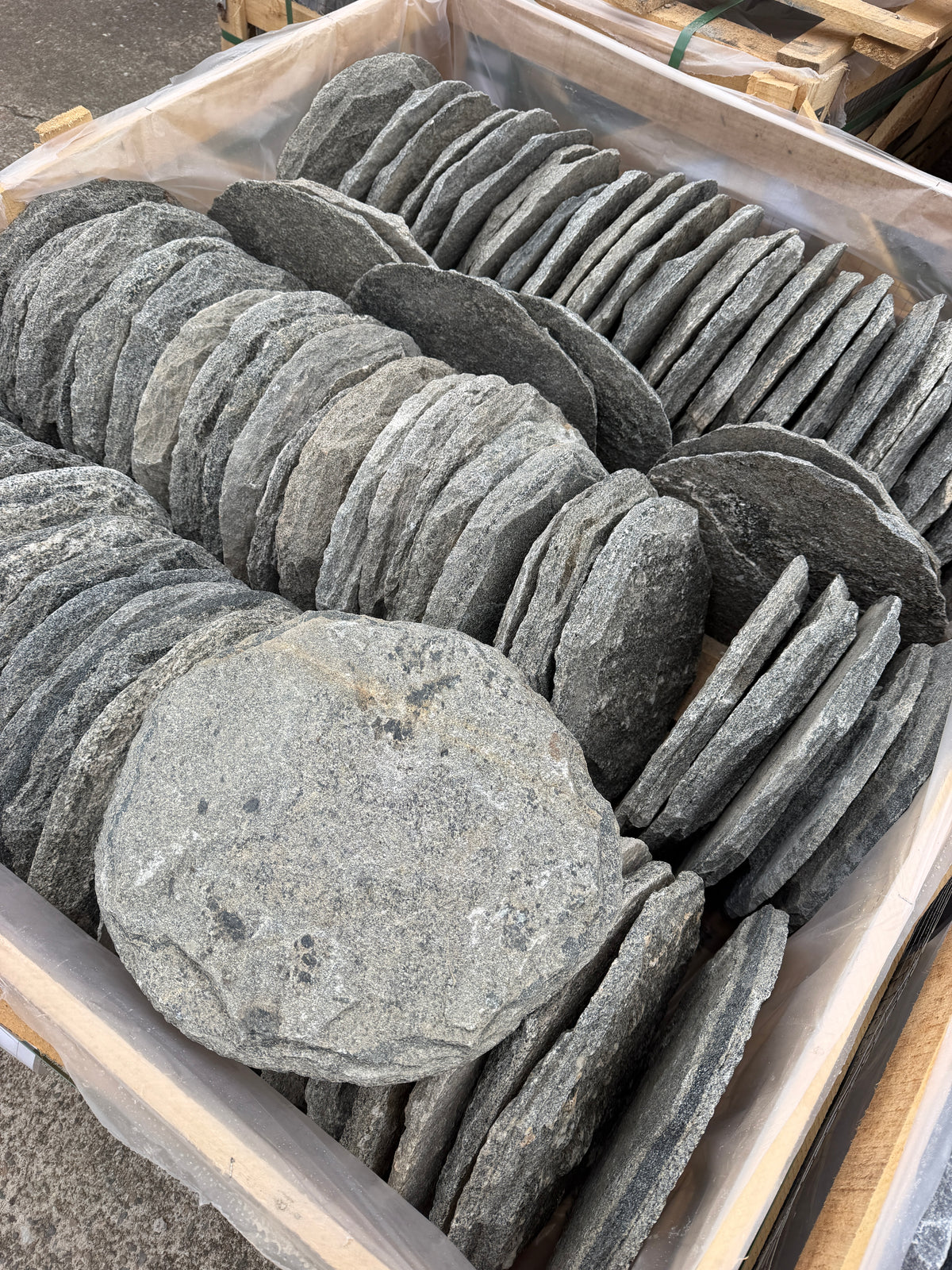 Black Quartz Stepping Stones Natural Stone