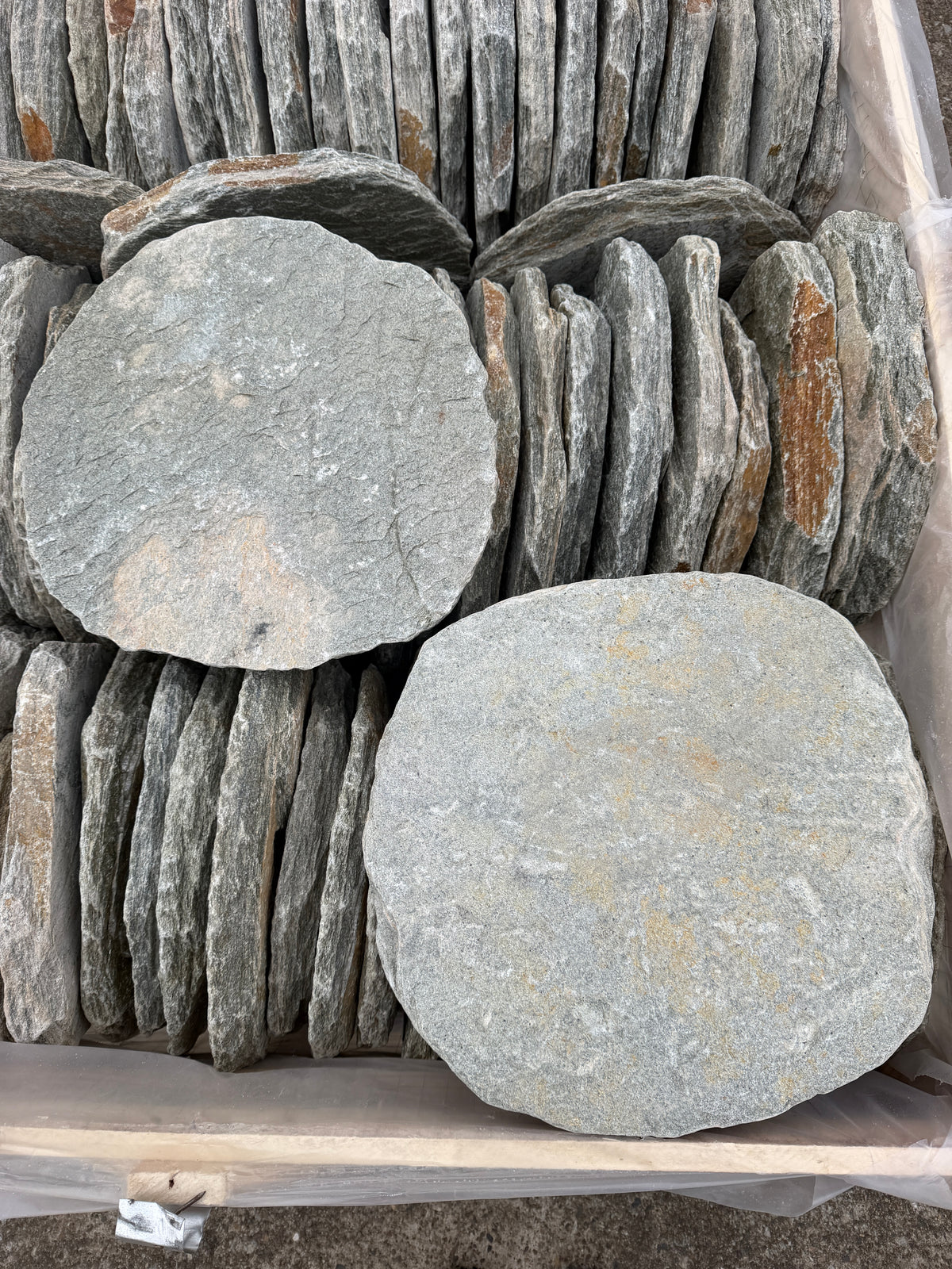 Forest Green Stepping Stones Natural Stone